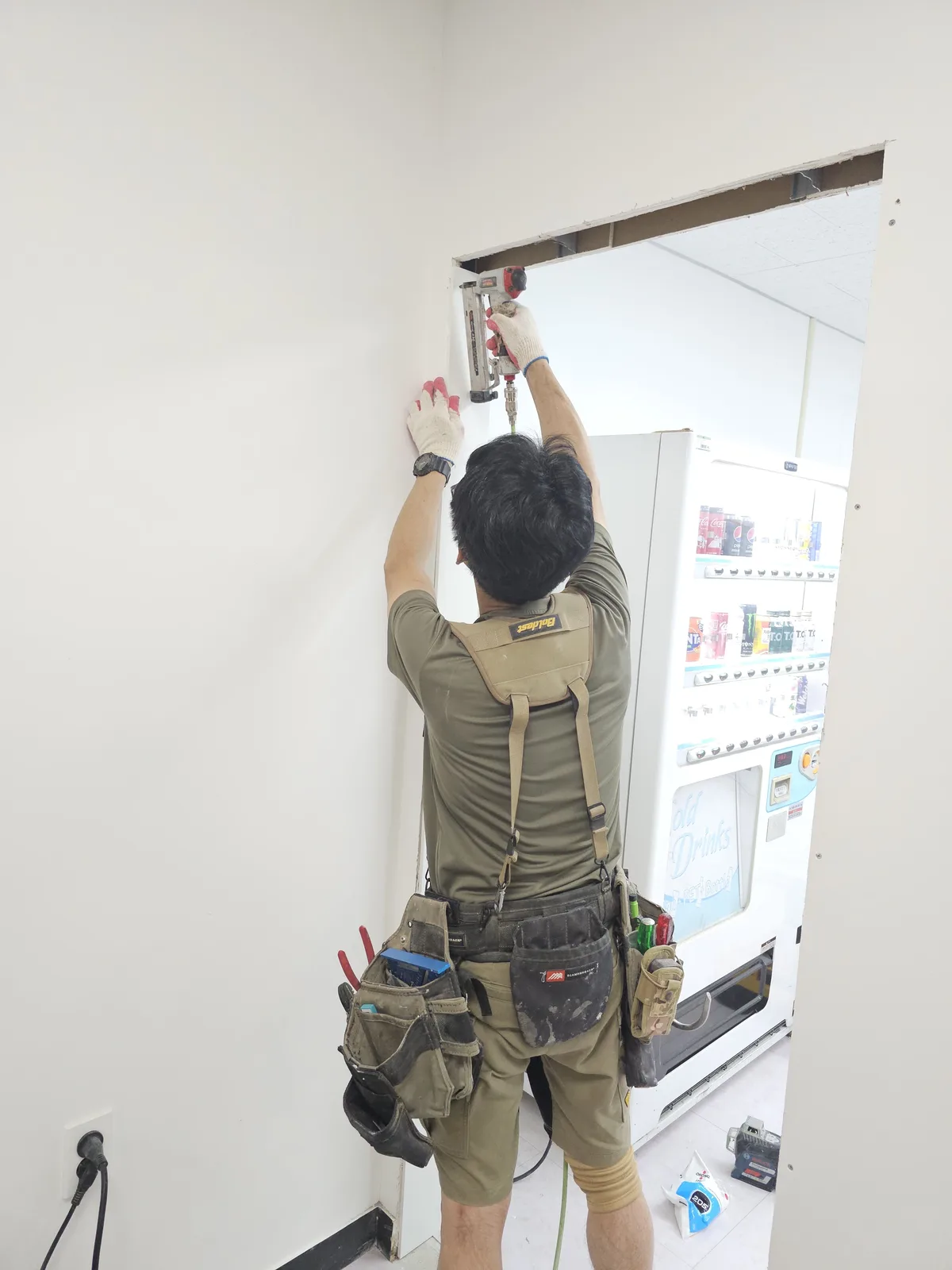 가벽 시공 전 현장 확인